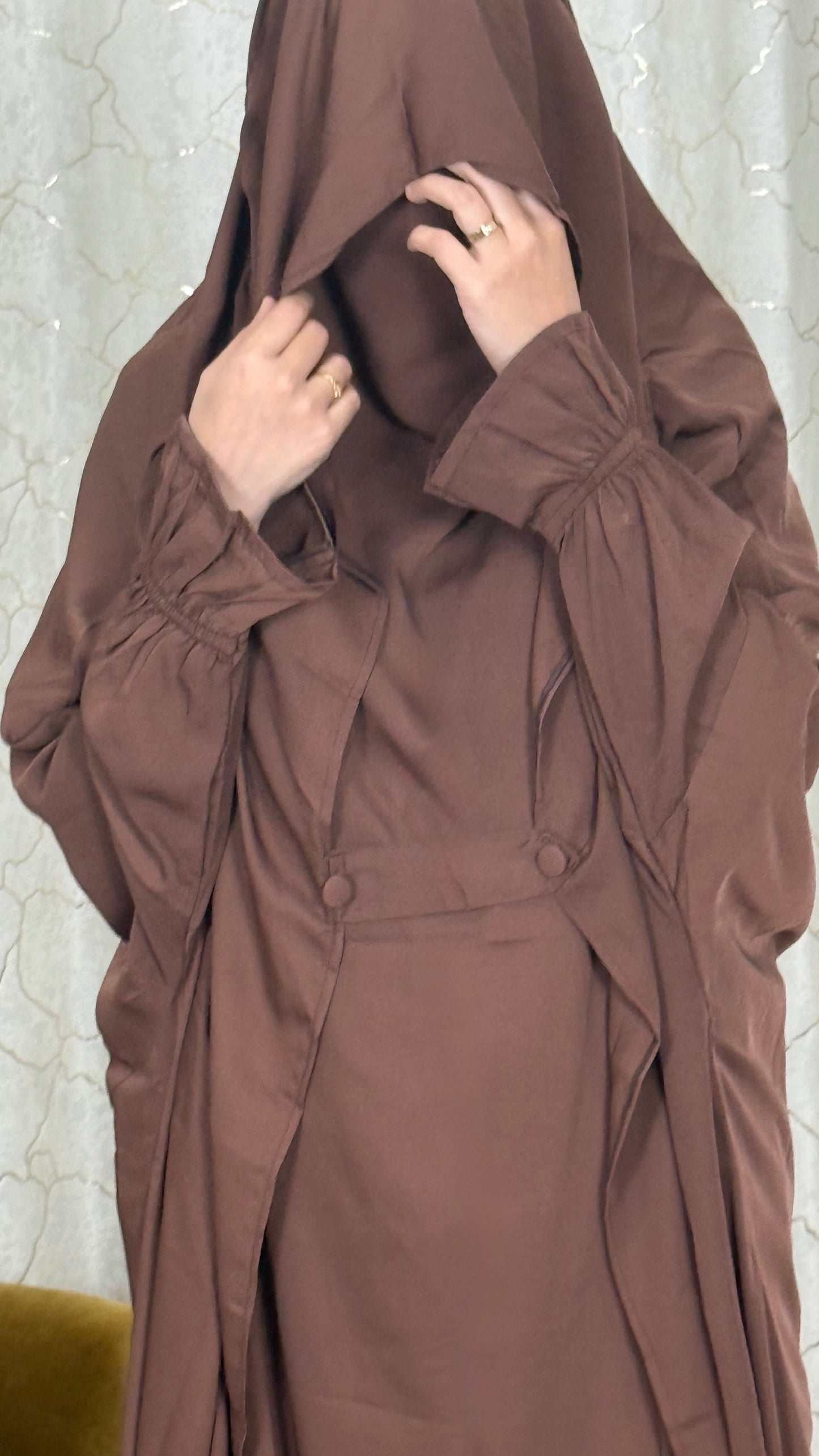 Nigar Jilbab - Brown