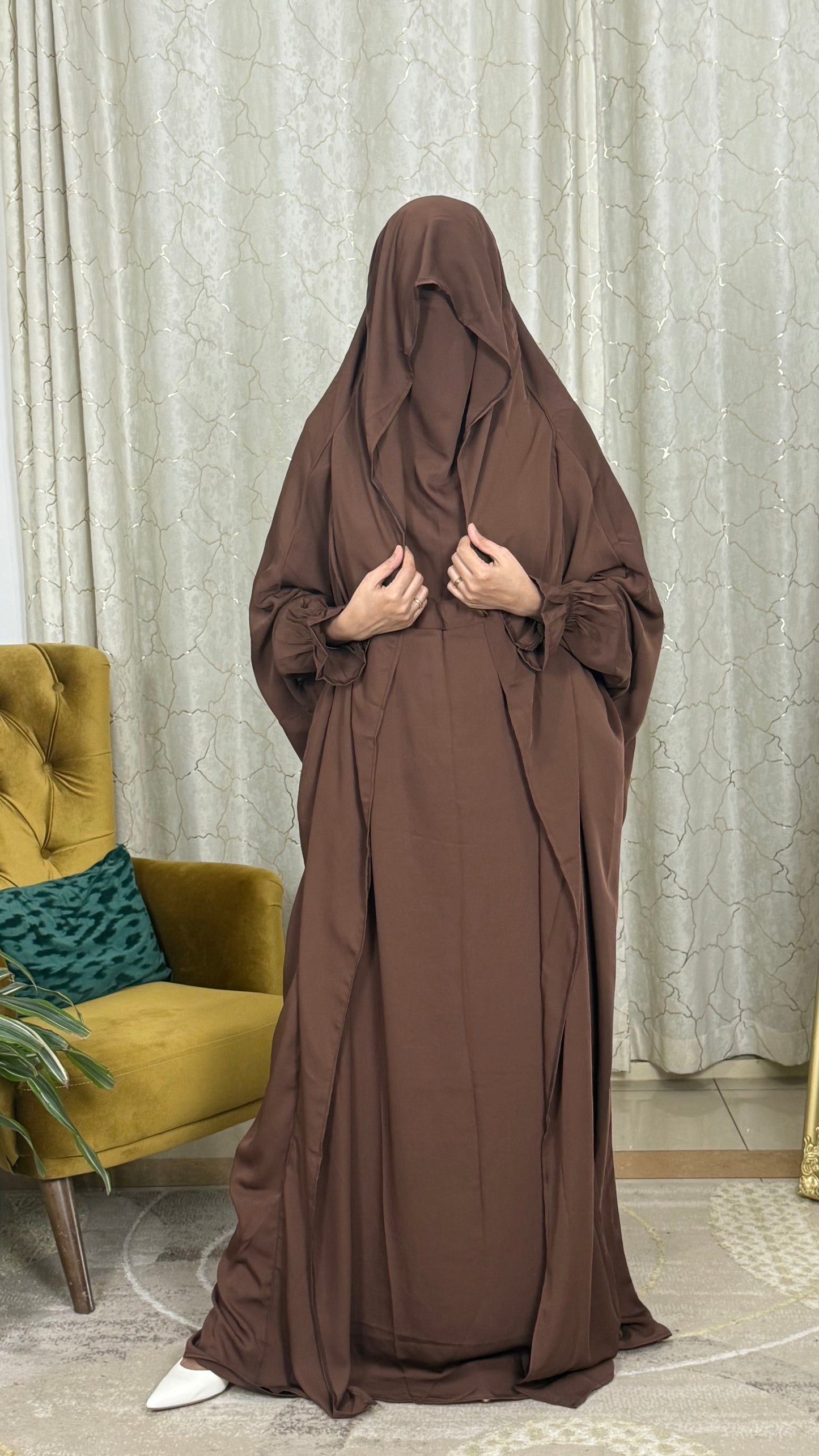 Nigar Jilbab - Brown