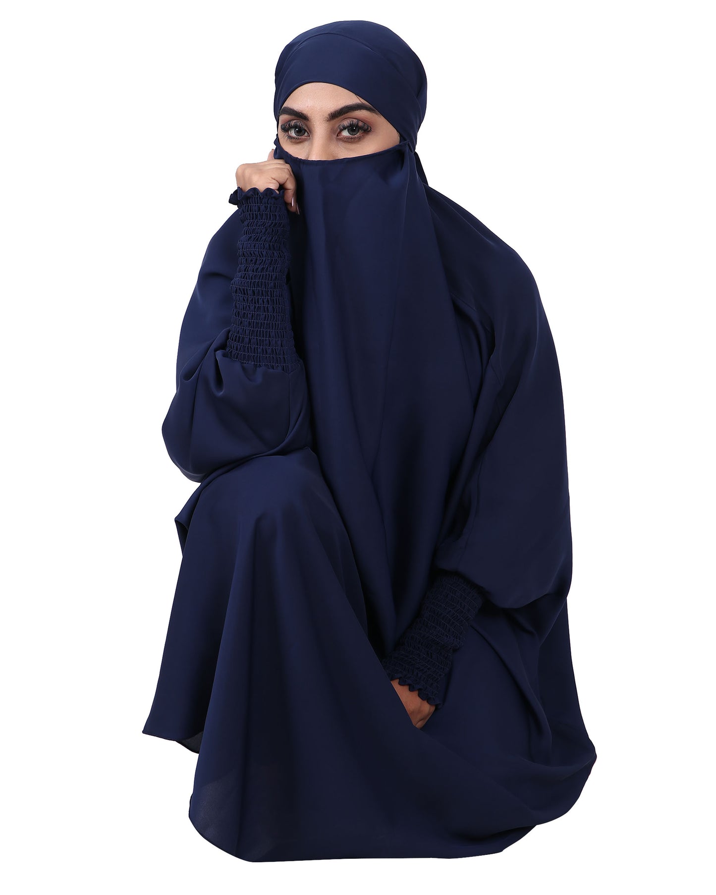 جلباب وبنطلون - أزرق