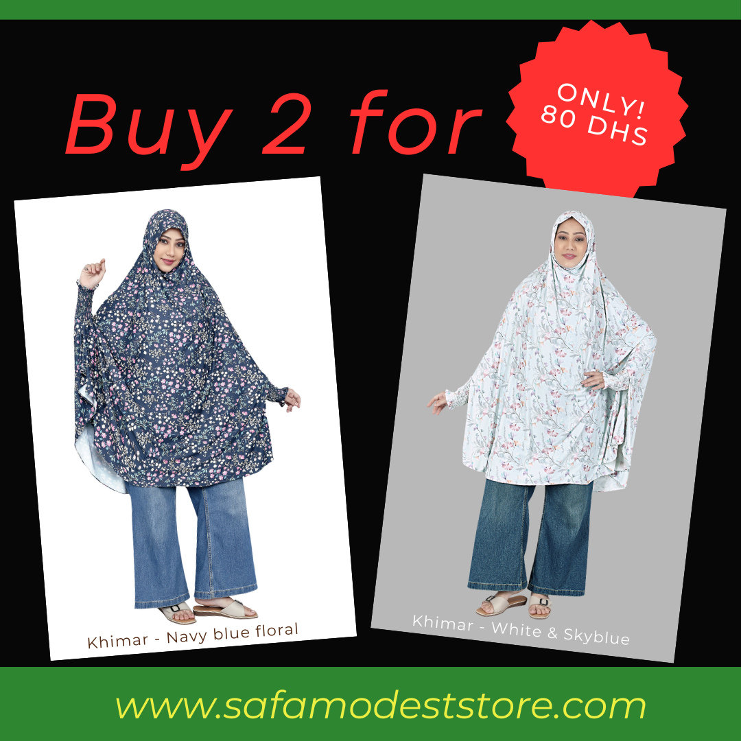 Buy 2 Khimar for 80 Dhs