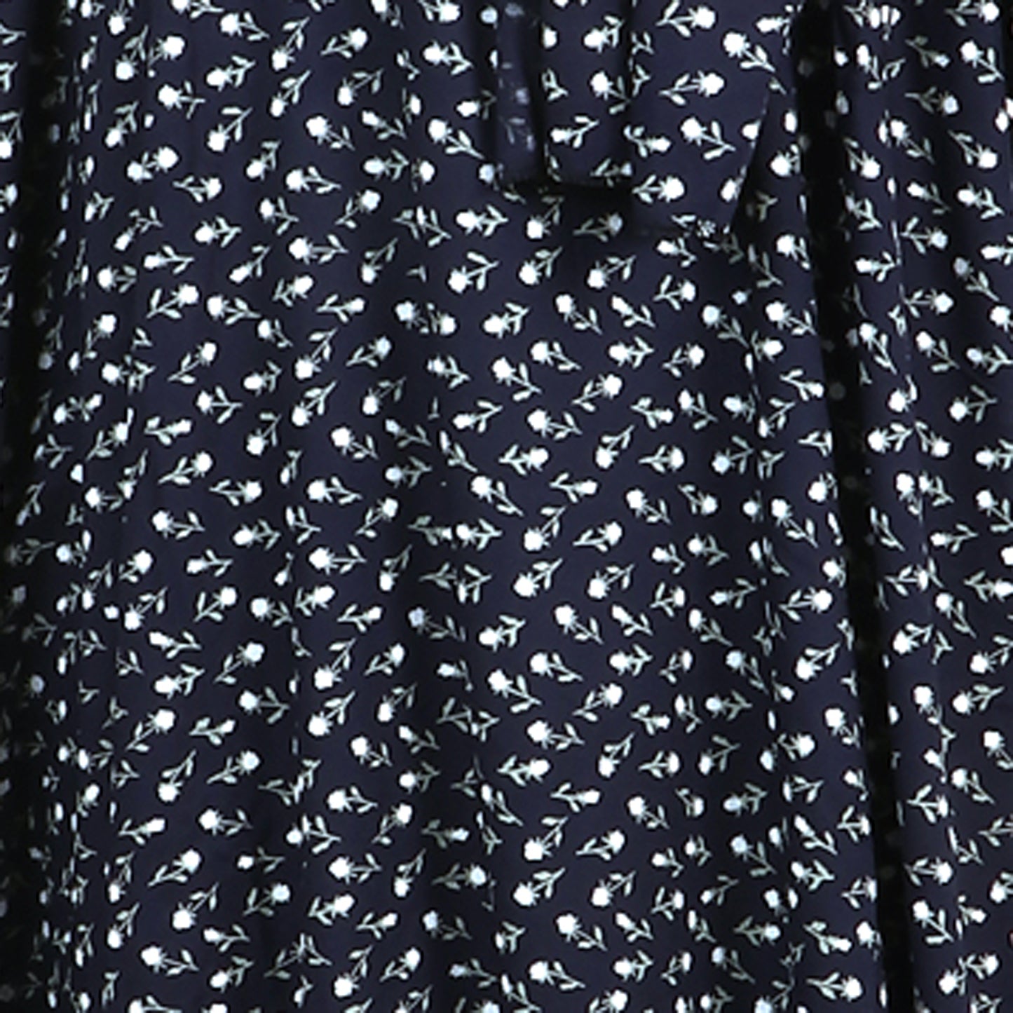 Prayer Dress - Navy Blue tiny print