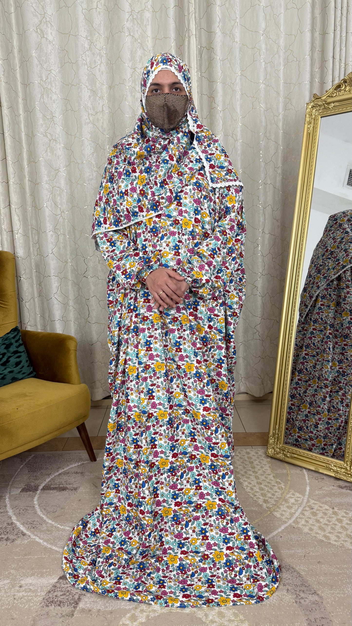 Prayer Dress - multicolor floral