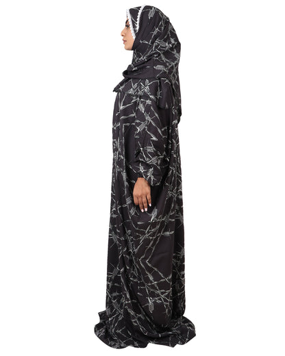 Prayer Dress - Off Black Chained