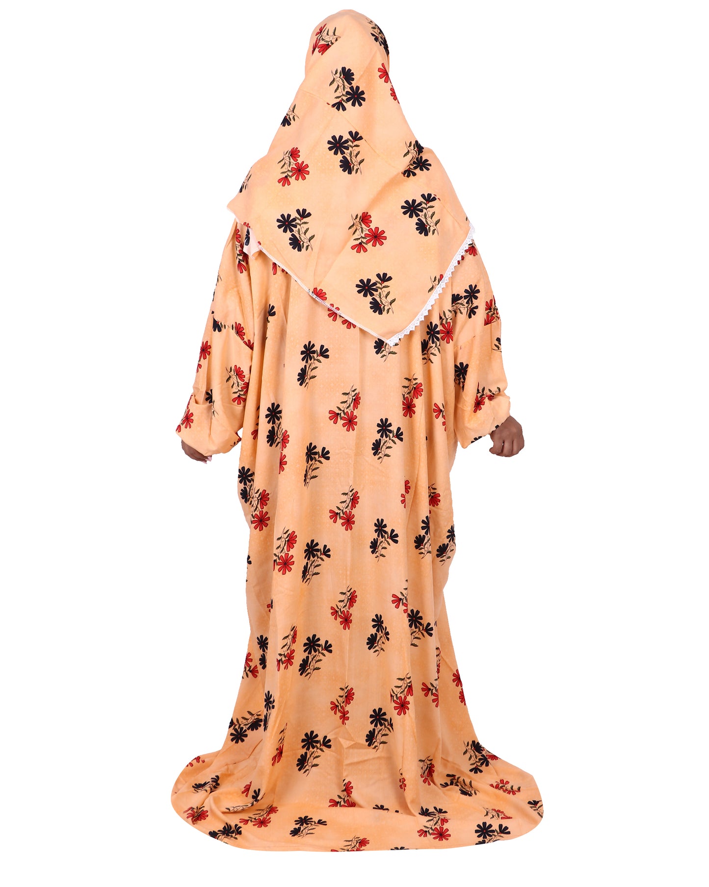 Prayer Dress - Orange Floral