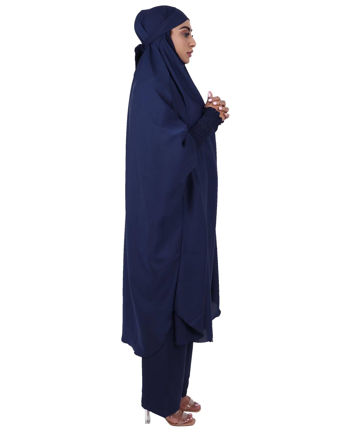 Jilbab & Pant - Blue