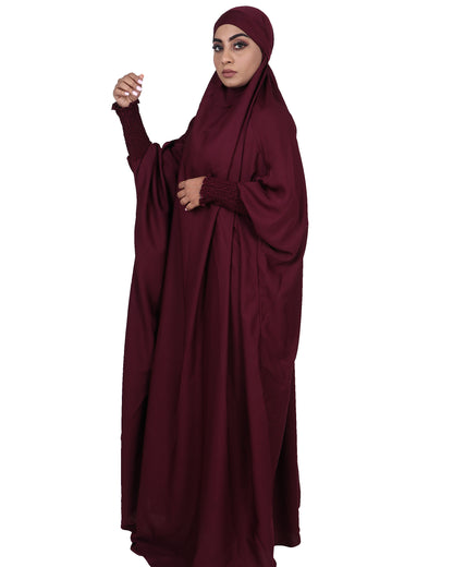 1 Pc Jilbab - Maroon