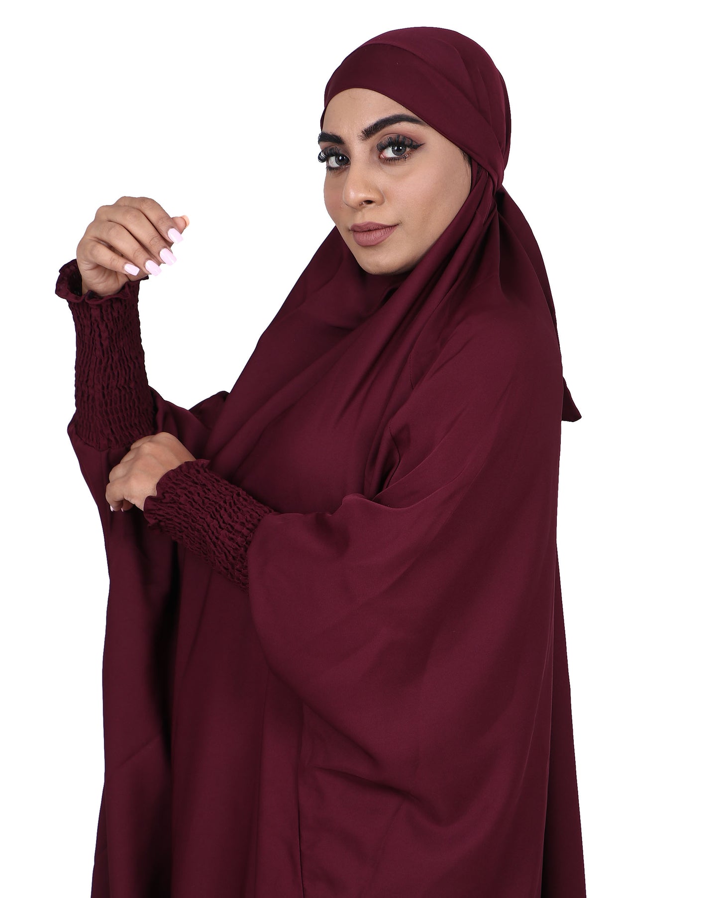 1 Pc Jilbab - Maroon