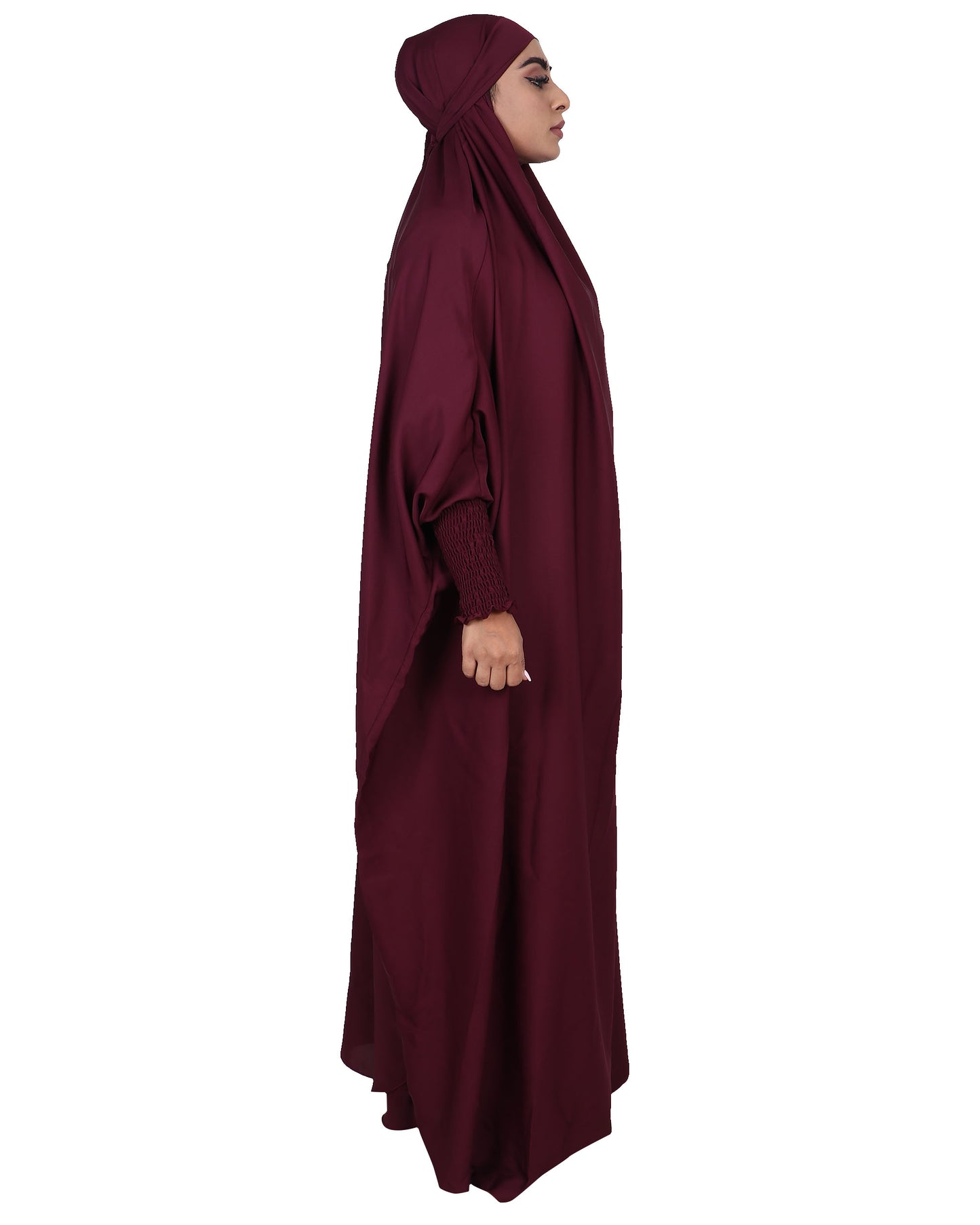 1 Pc Jilbab - Maroon