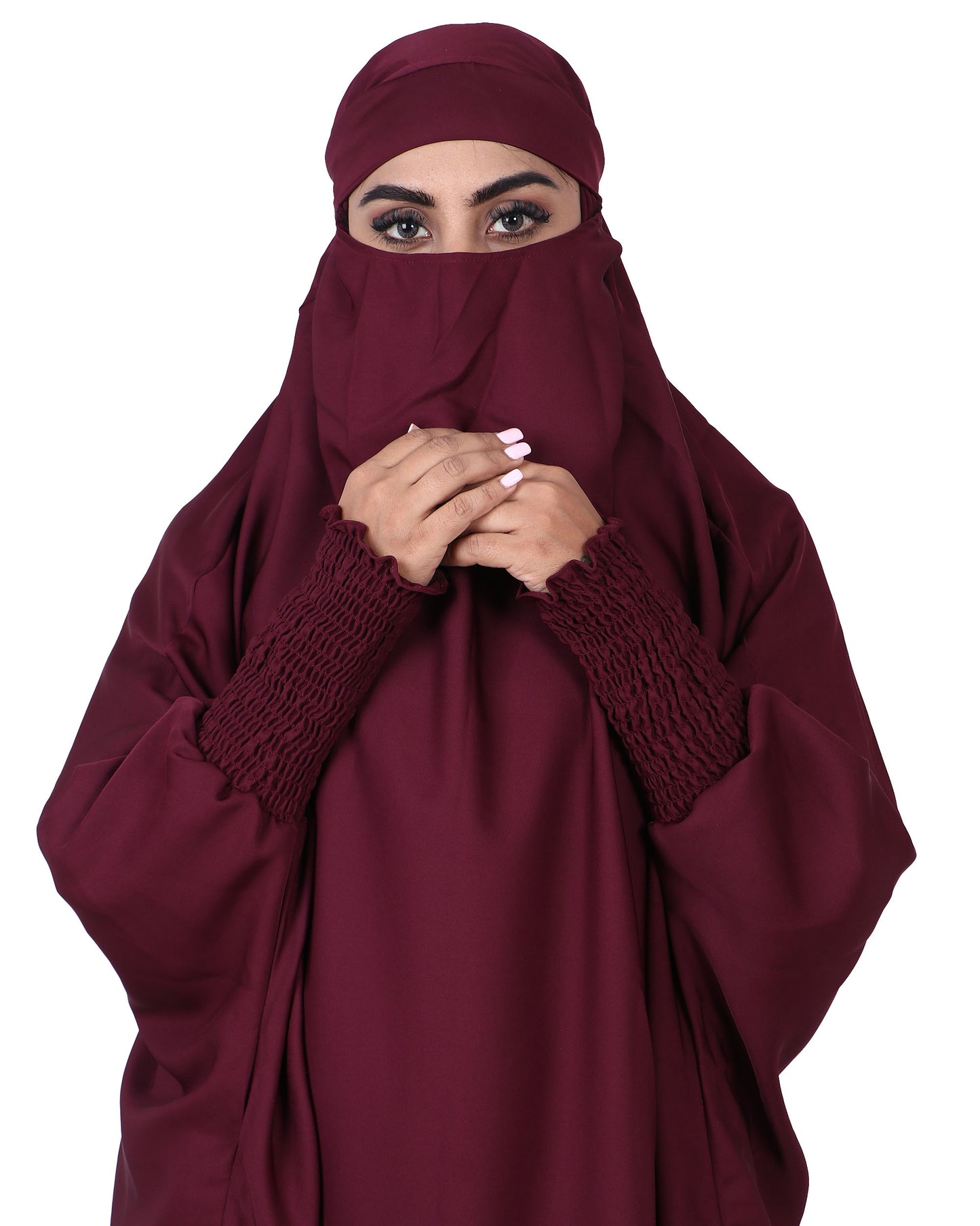 1 Pc Jilbab - Maroon