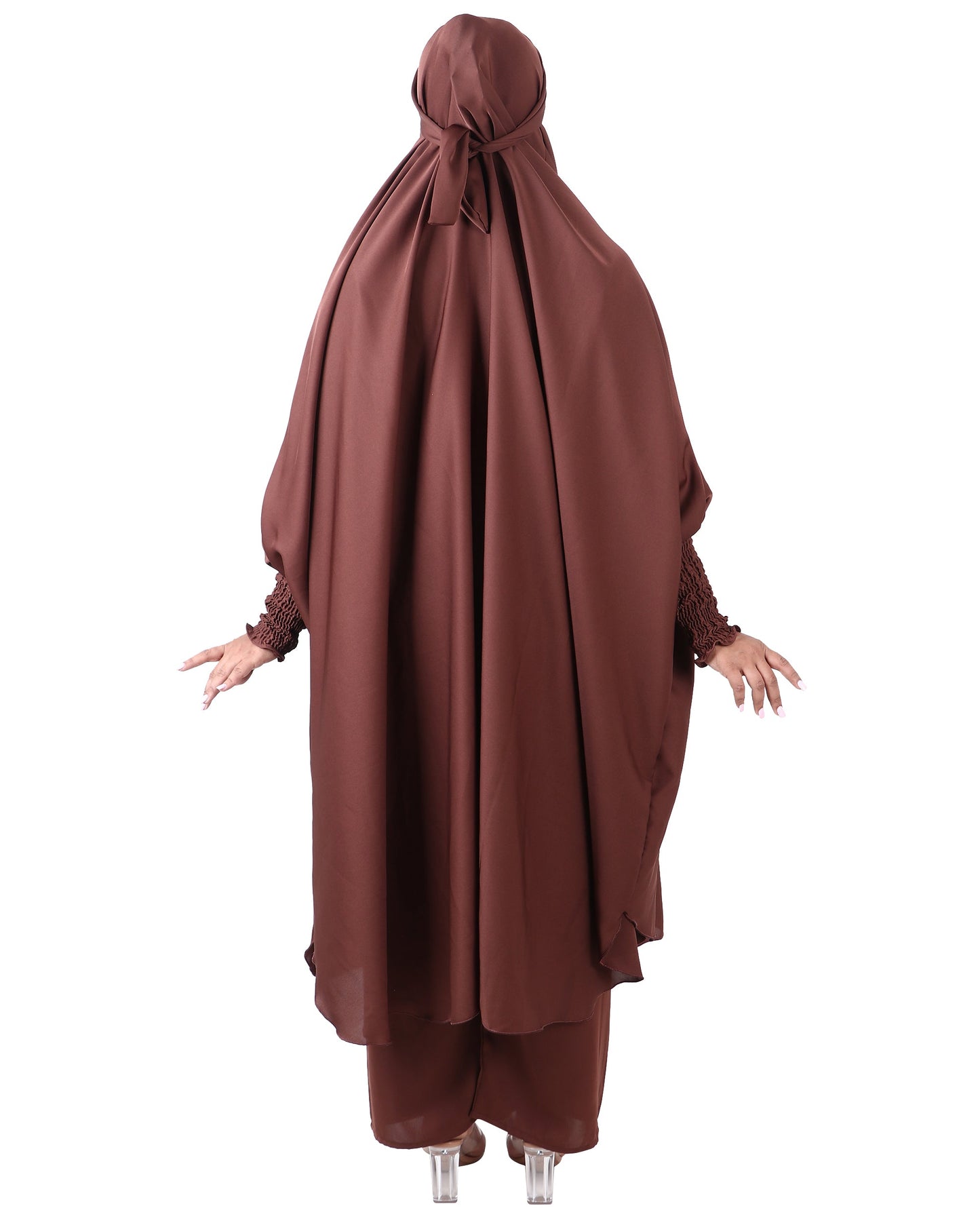 Jilbab & Pant - Brown