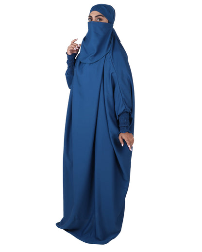 1 Pc Jilbab - Blue