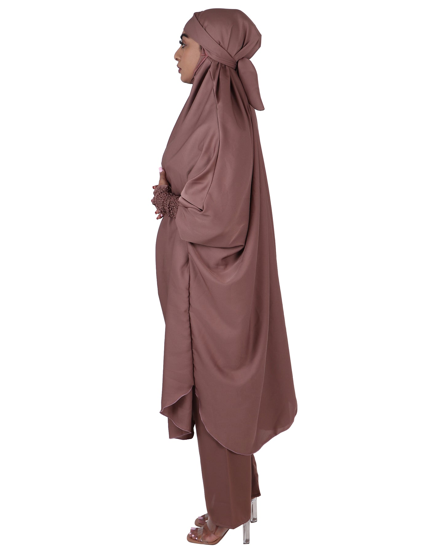 Jilbab & Pant - Beige