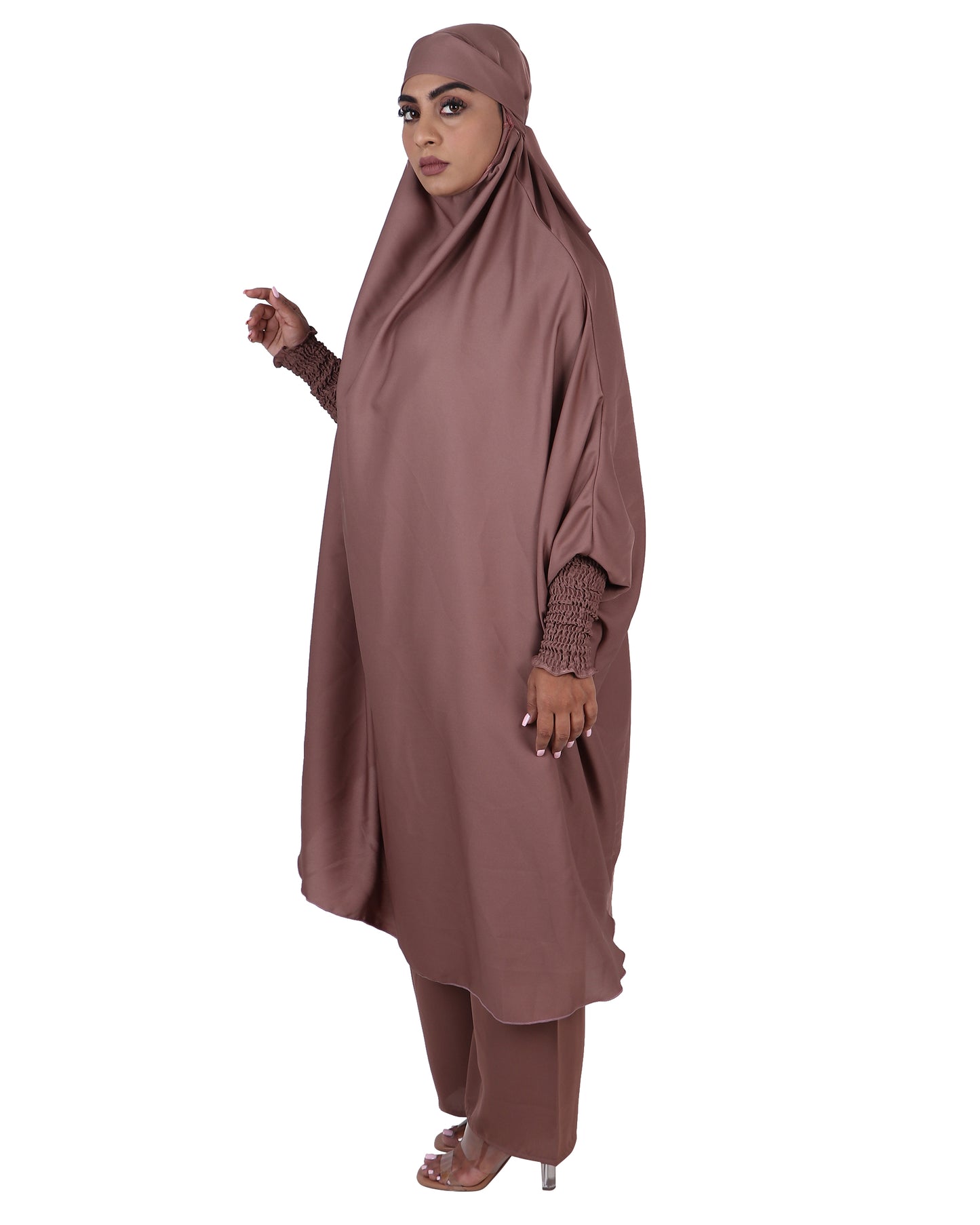 Jilbab & Pant - Beige