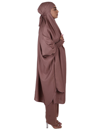 Jilbab & Pant - Beige