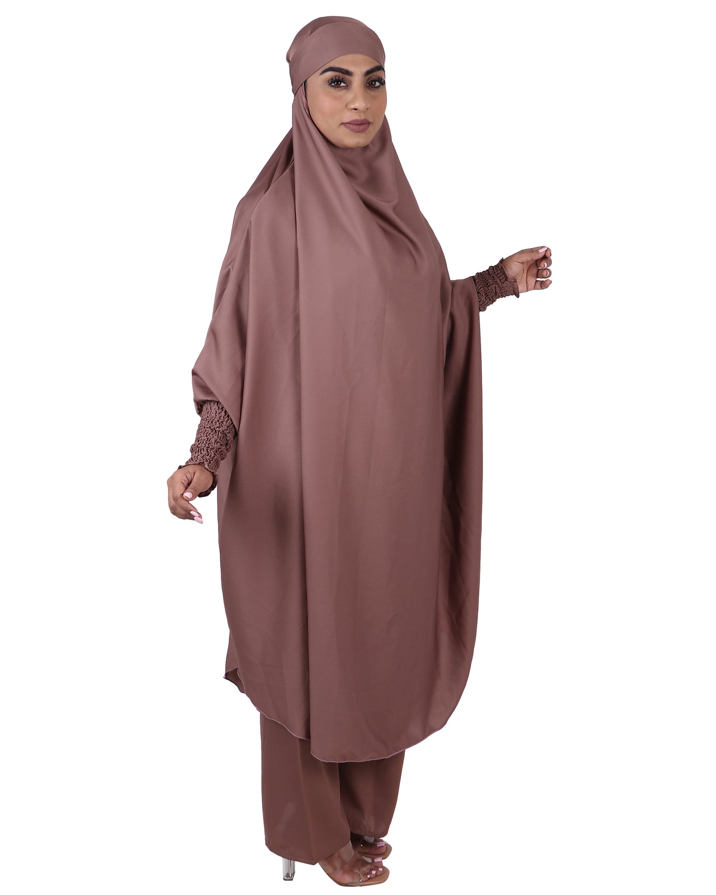 Jilbab & Pant - Beige