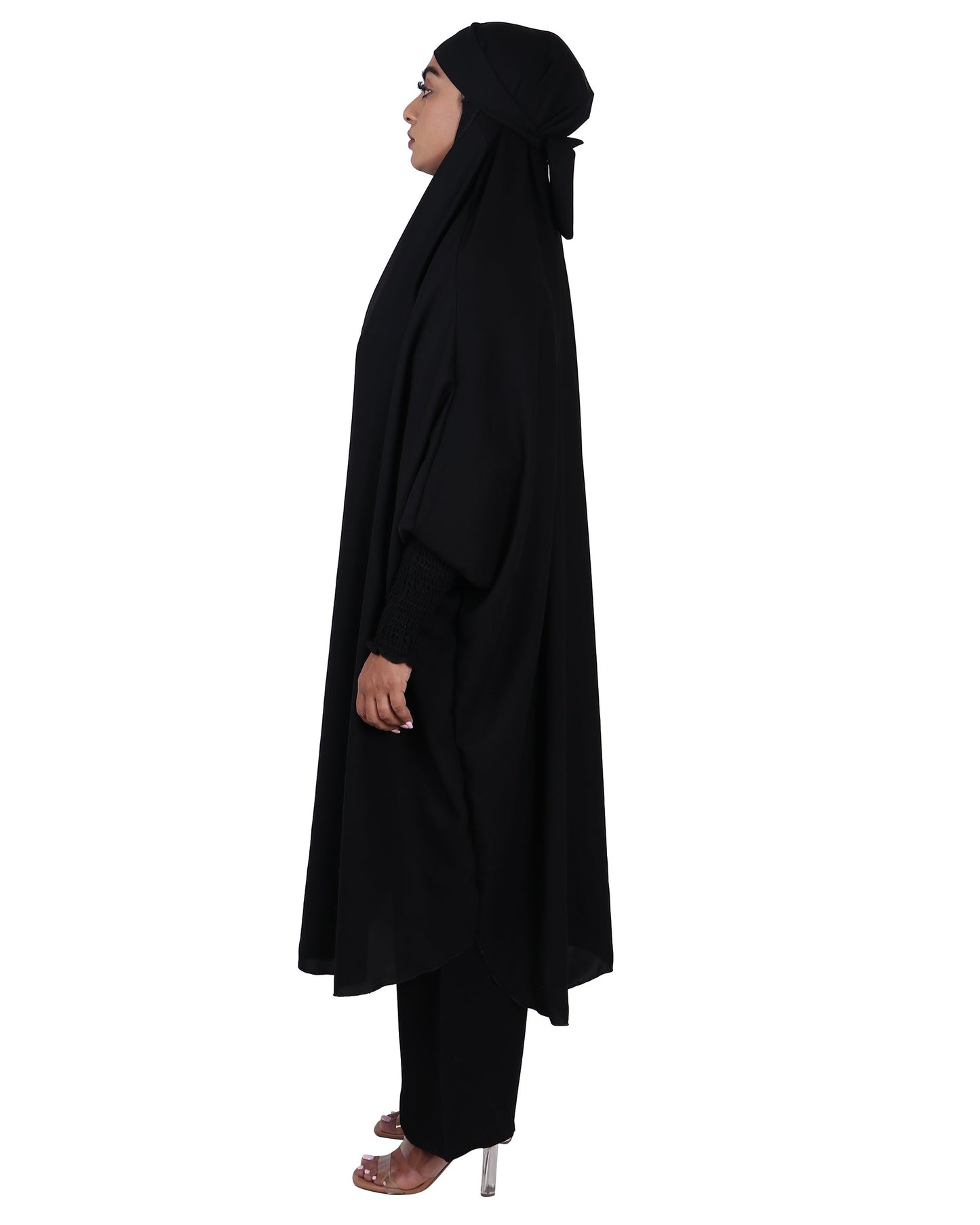 Jilbab & Pant - Black